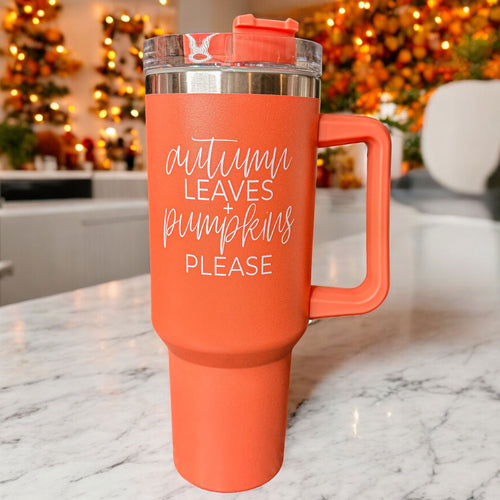 Autumn Leaves 40oz Fall Tumblers
