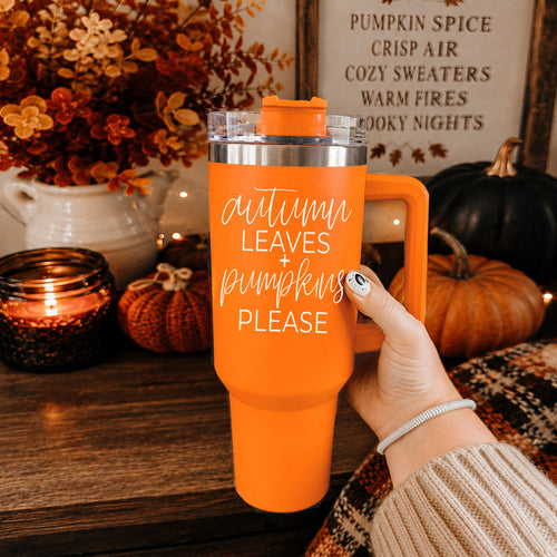 Autumn Leaves 40oz Fall Tumblers