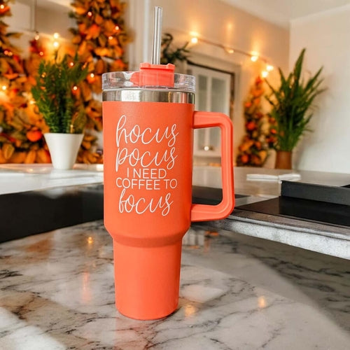 Hocus Pocus Halloween Tumbler 40oz