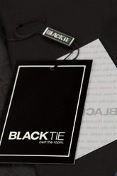 "Milan" Black Tuxedo Jacket Peak 